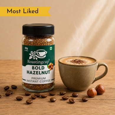 Hazelnut Instant Coffee 50g Jar