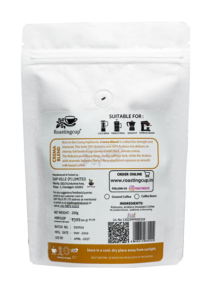 Royale Crema Coffee Beans 200g