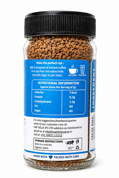 Vanilla Instant Coffee 50g Jar